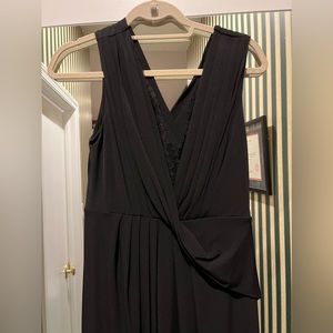 Max and Cleo black dress with lace detail